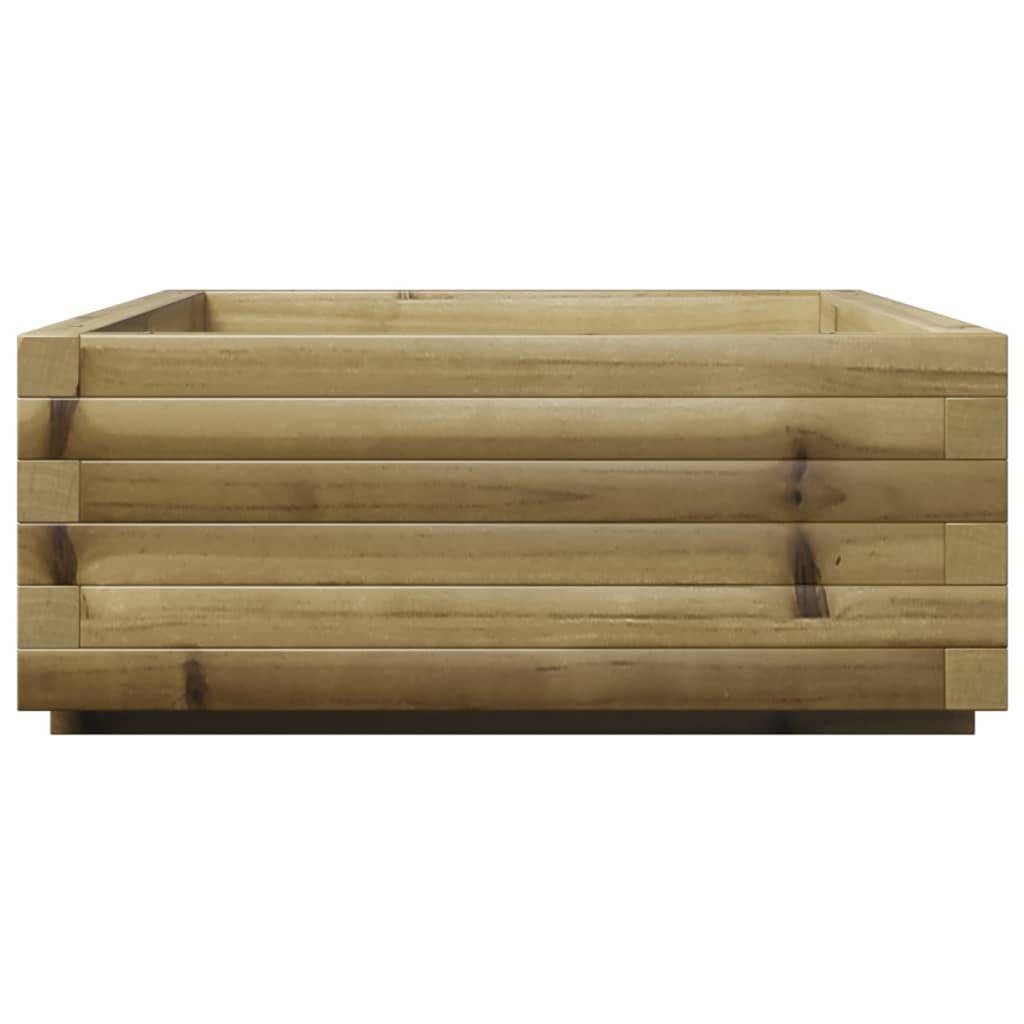 vidaXL Jardinera de madera de pino impregnada 90x60x26,5 cm