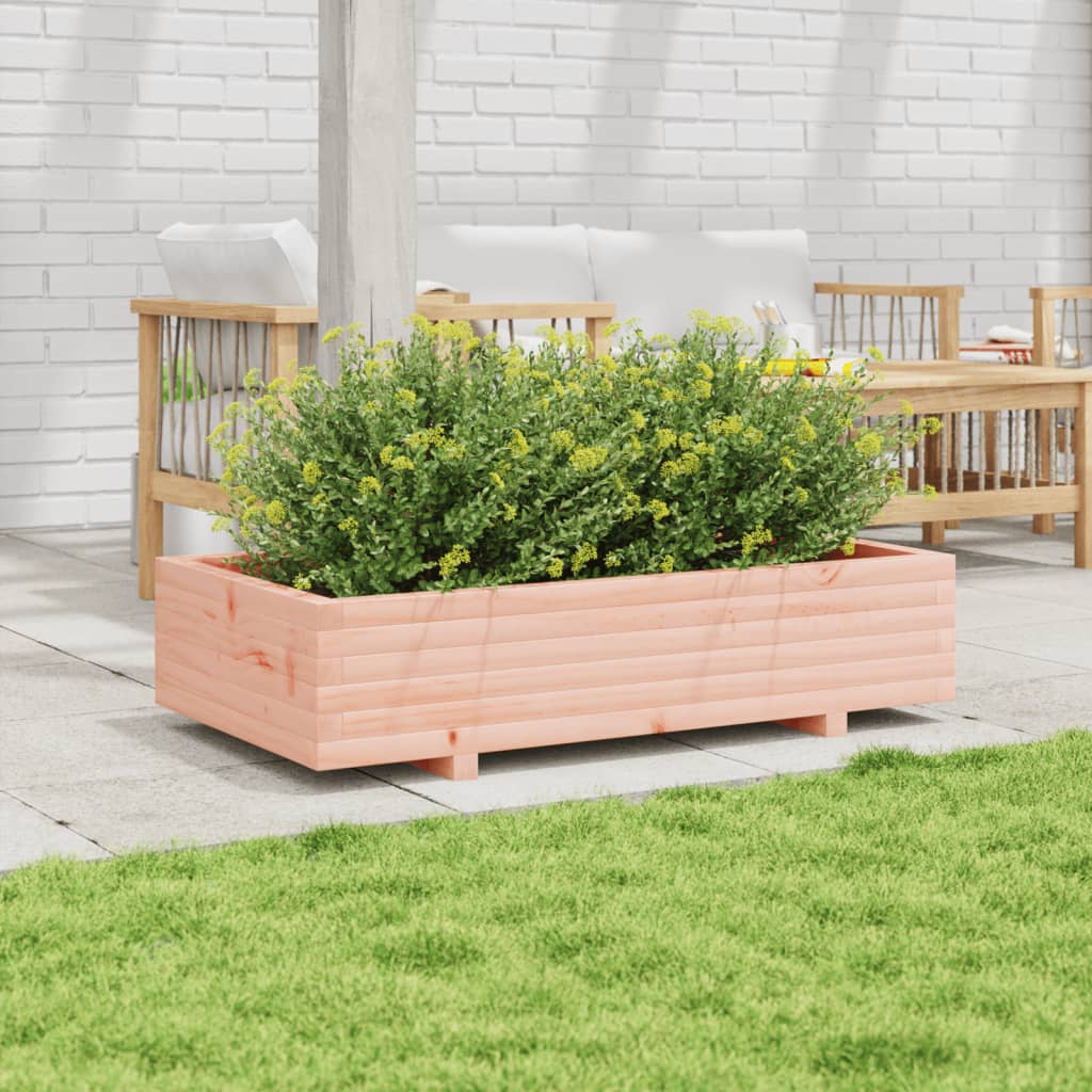 vidaXL Jardinera de madera maciza Douglas 110x60x26,5 cm