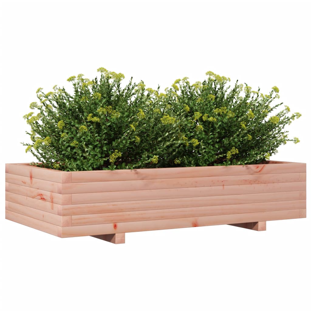 vidaXL Jardinera de madera maciza Douglas 110x60x26,5 cm