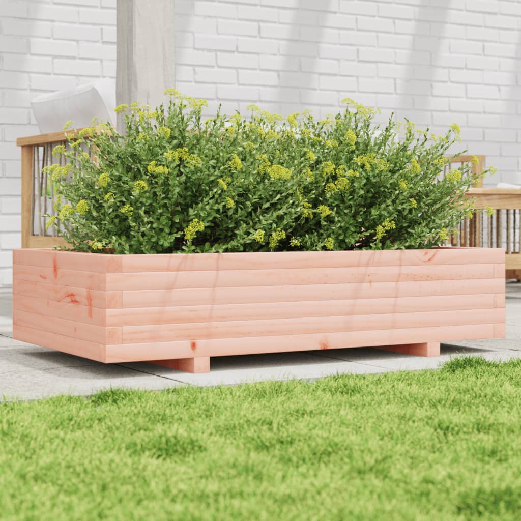 vidaXL Jardinera de madera maciza Douglas 110x60x26,5 cm