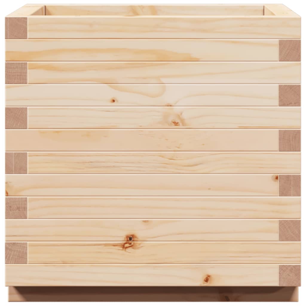 vidaXL Jardinera madera maciza de pino 50x50x49,5 cm