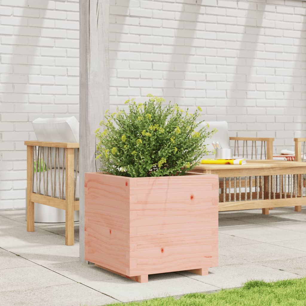 vidaXL Jardinera madera maciza de abeto Douglas 50x50x49,5 cm