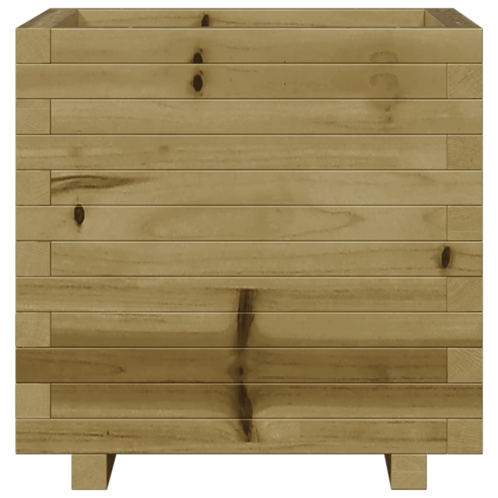 vidaXL Jardinera madera de pino impregnada 50x50x49,5 cm