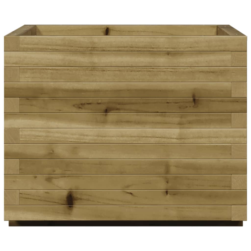 vidaXL Jardinera madera de pino impregnada 60x60x49,5 cm