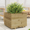 vidaXL Jardinera madera de pino impregnada 60x60x49,5 cm