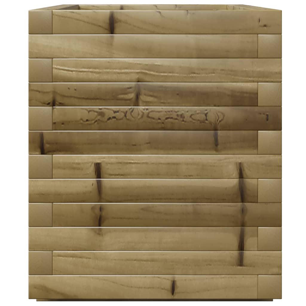 vidaXL Jardinera madera de pino impregnada 70x40x49,5 cm