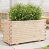 vidaXL Jardinera madera maciza de pino 90x40x49,5 cm