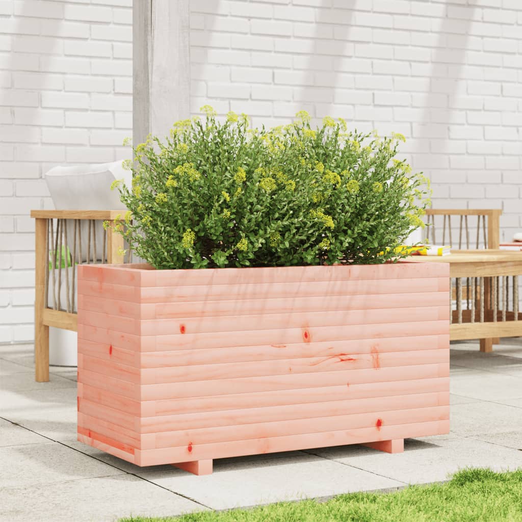 vidaXL Jardinera madera maciza de abeto Douglas 90x40x49,5 cm