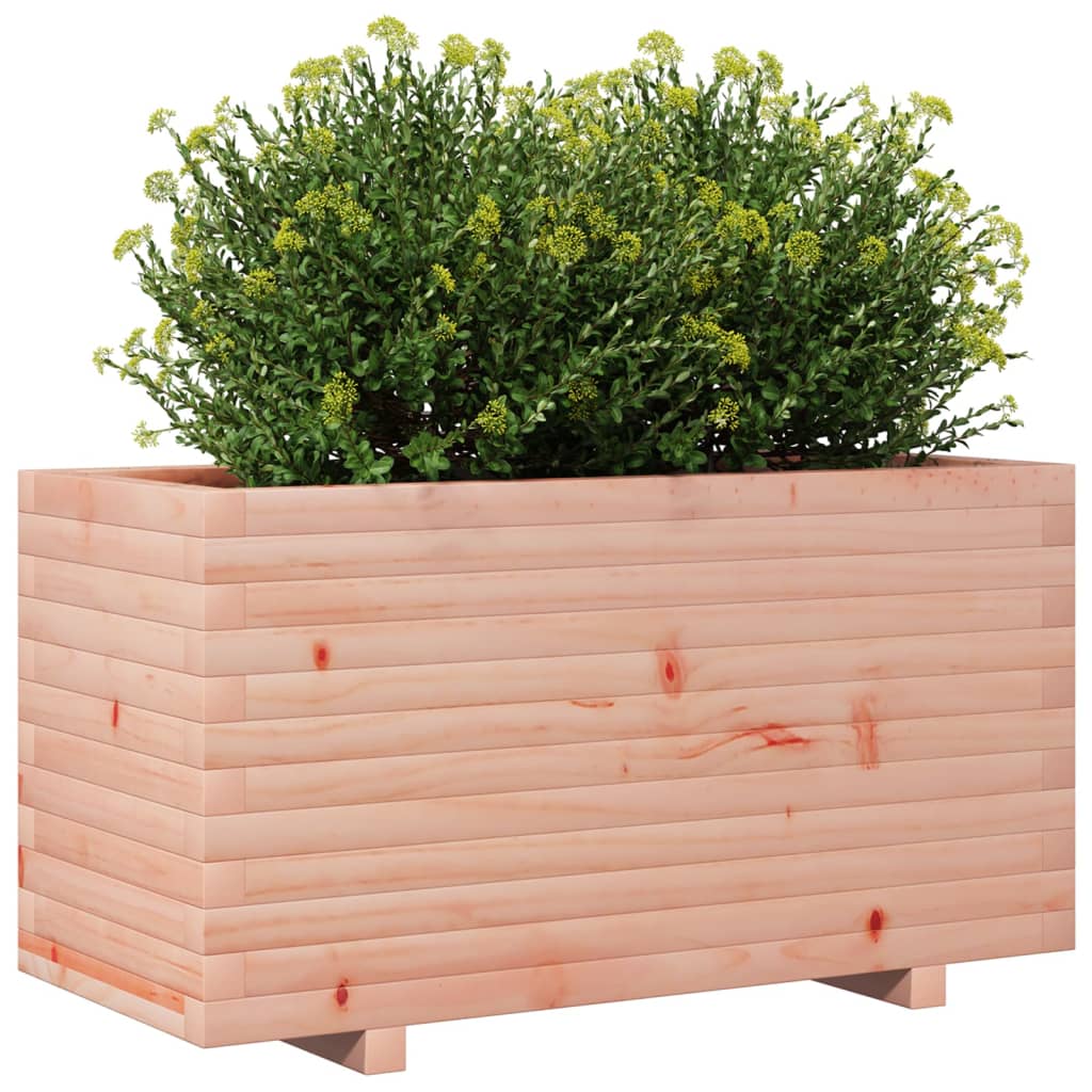 vidaXL Jardinera madera maciza de abeto Douglas 90x40x49,5 cm