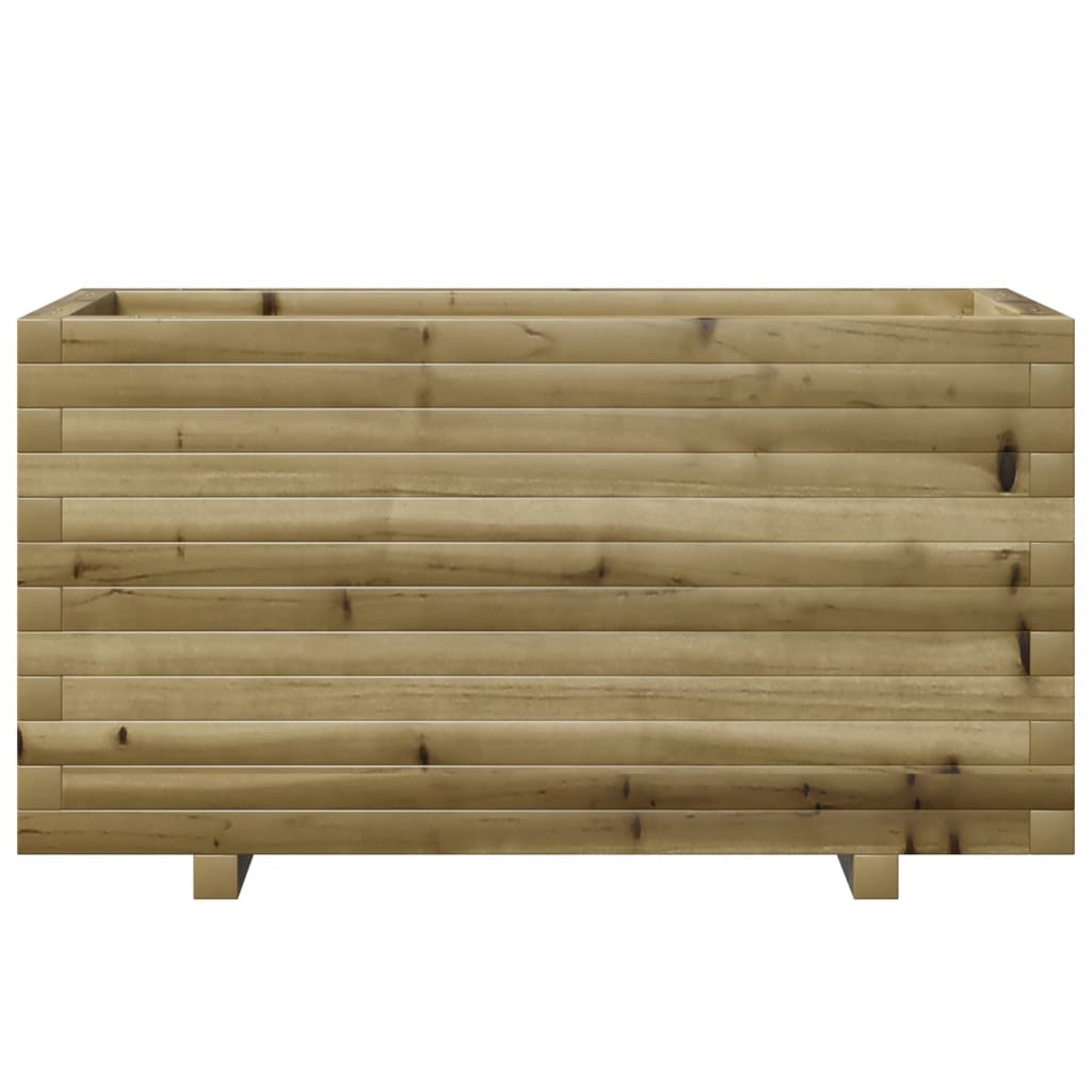 vidaXL Jardinera madera de pino impregnada 90x40x49,5 cm