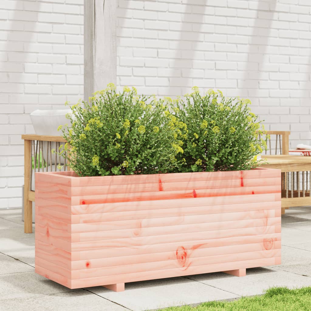 vidaXL Jardinera madera maciza de abeto Douglas 110x40x49,5 cm