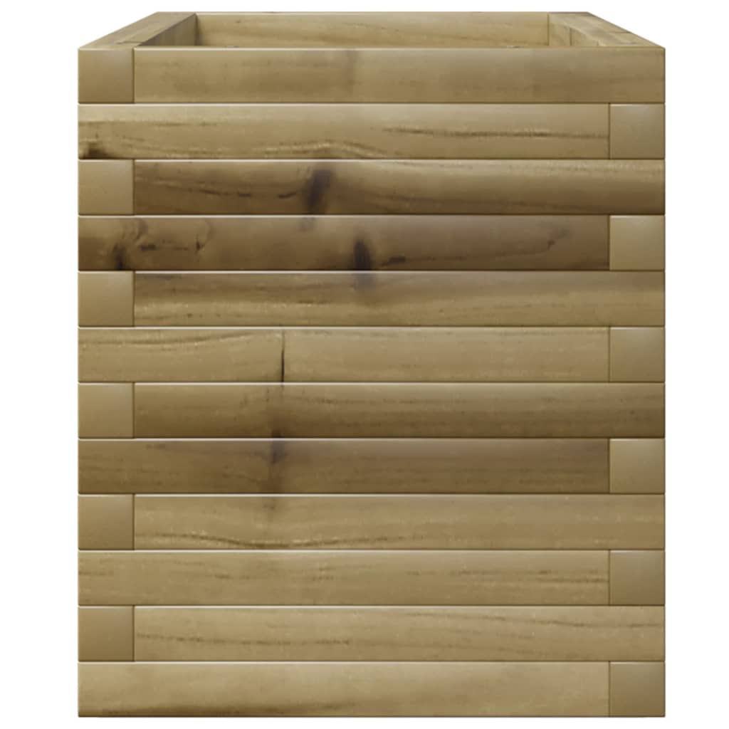 vidaXL Jardinera madera de pino impregnada 110x40x49,5 cm