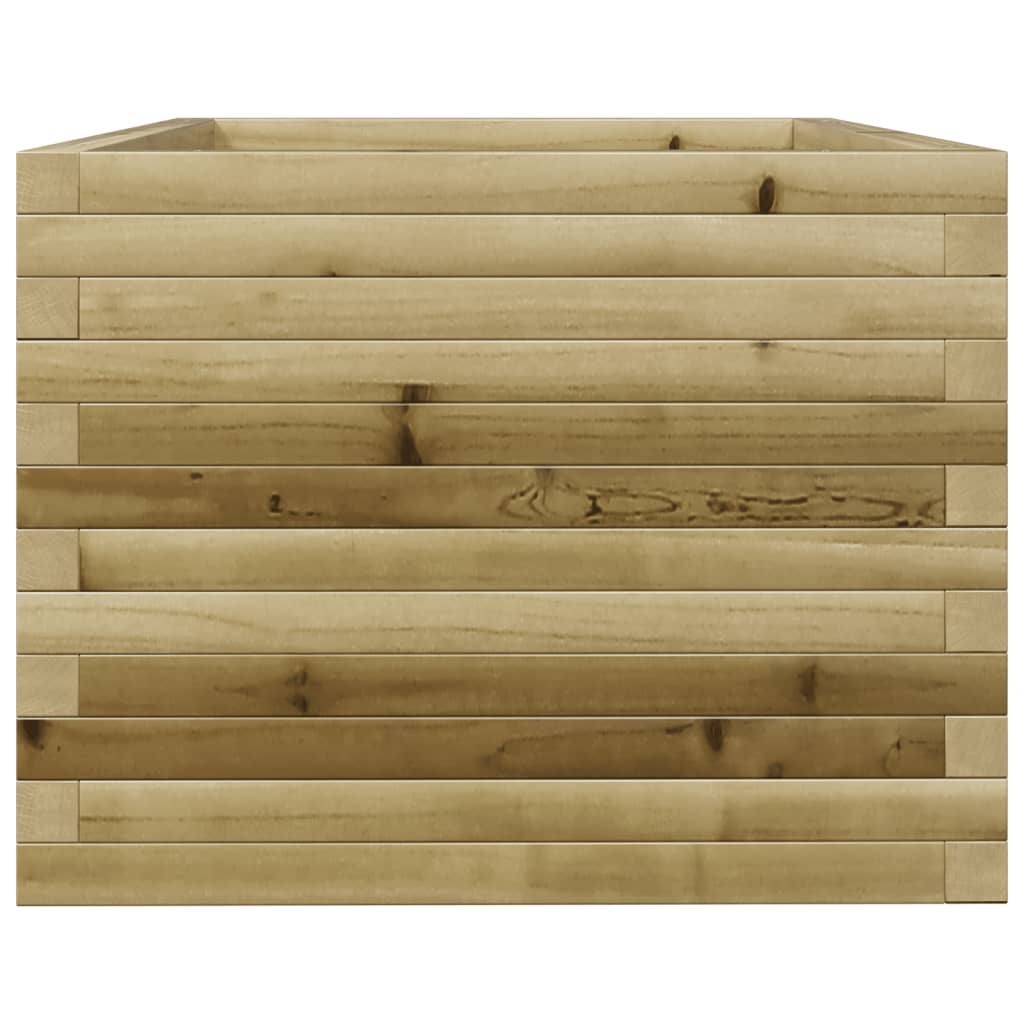 vidaXL Jardinera madera de pino impregnada 90x60x49,5 cm