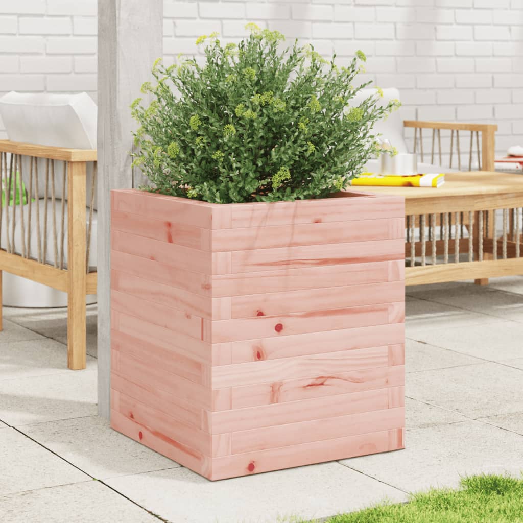 vidaXL Jardinera de madera maciza Douglas 40x40x46 cm