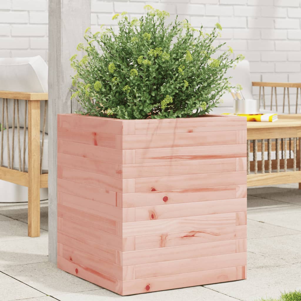 vidaXL Jardinera de madera maciza Douglas 40x40x46 cm