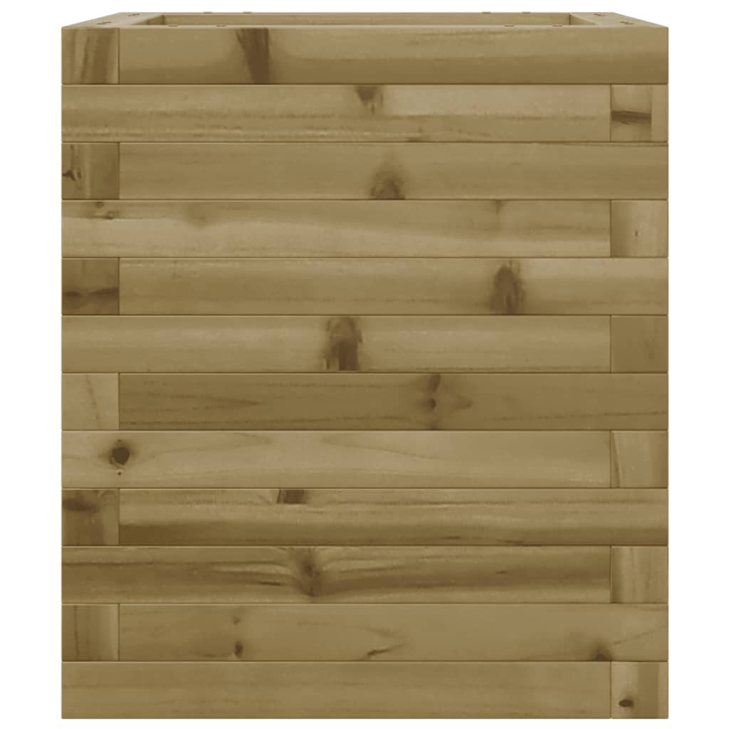 vidaXL Jardinera de madera de pino impregnada 40x40x46 cm