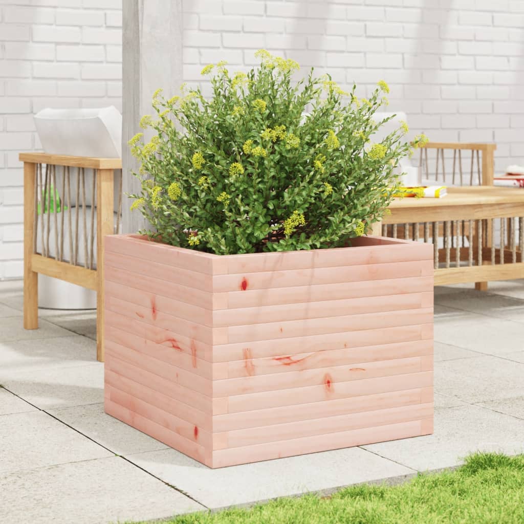 vidaXL Jardinera de madera maciza Douglas 60x60x46 cm