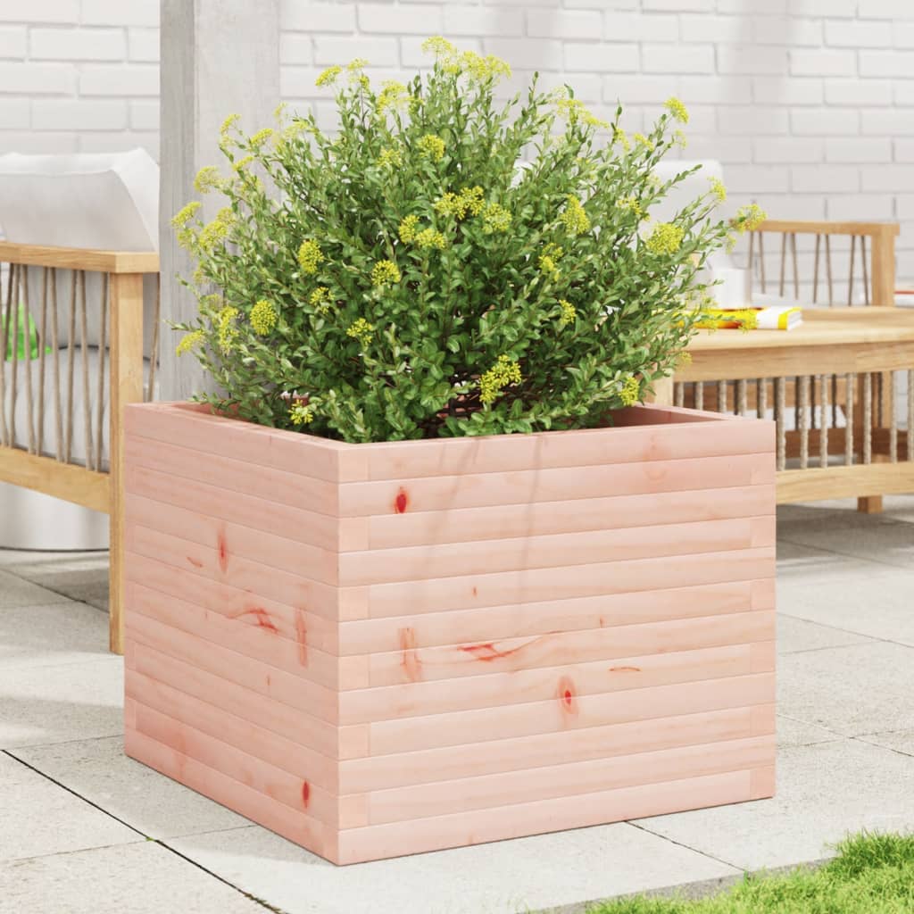 vidaXL Jardinera de madera maciza Douglas 60x60x46 cm