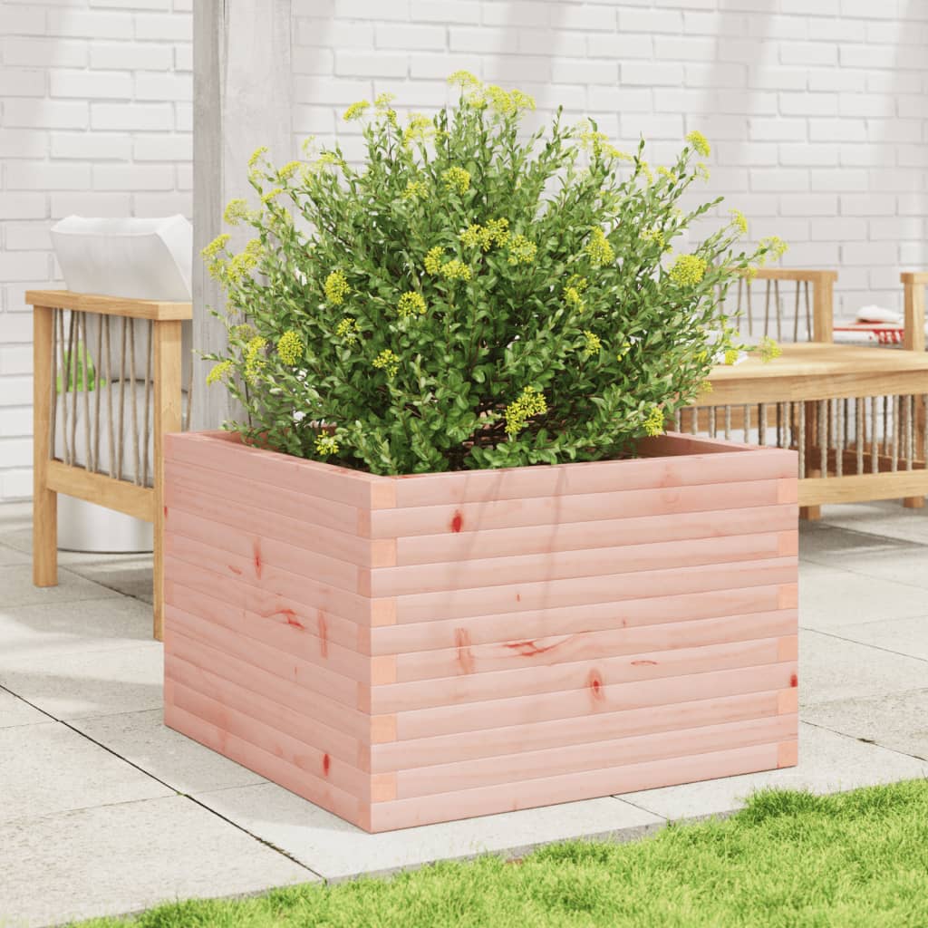 vidaXL Jardinera madera maciza de abeto Douglas 70x70x46 cm