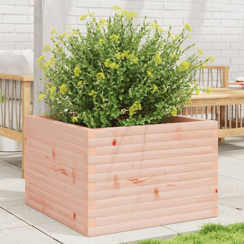 vidaXL Jardinera madera maciza de abeto Douglas 70x70x46 cm