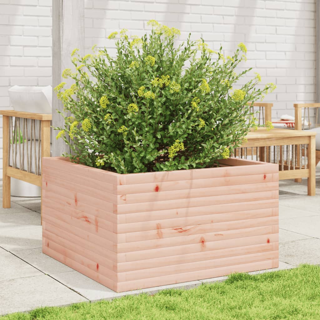 vidaXL Jardinera madera maciza de abeto Douglas 80x80x46 cm