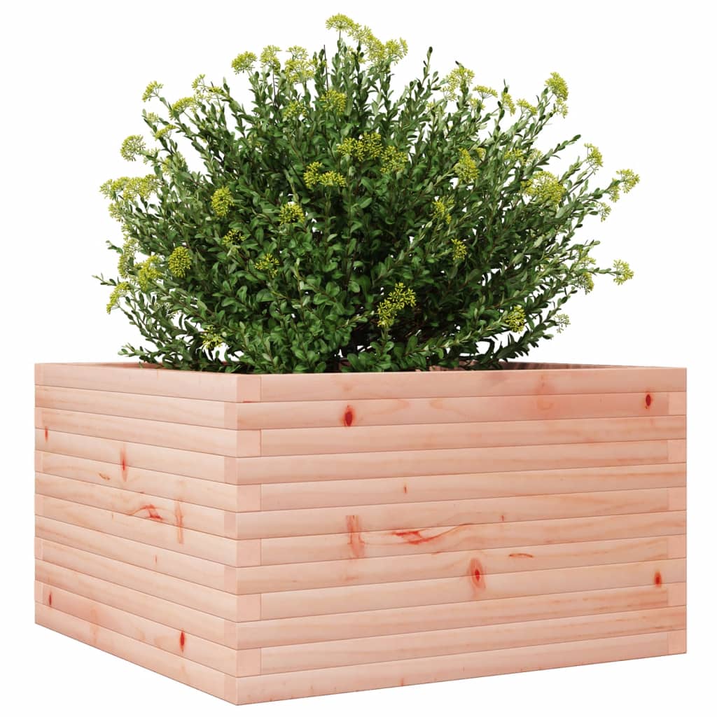 vidaXL Jardinera madera maciza de abeto Douglas 80x80x46 cm