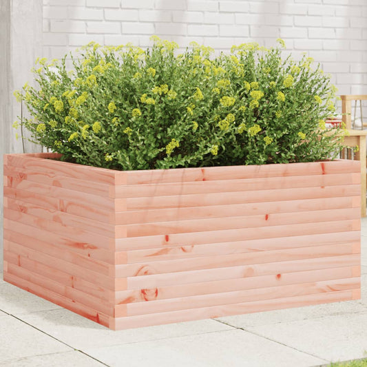 vidaXL Jardinera de madera maciza Douglas 90x90x46 cm