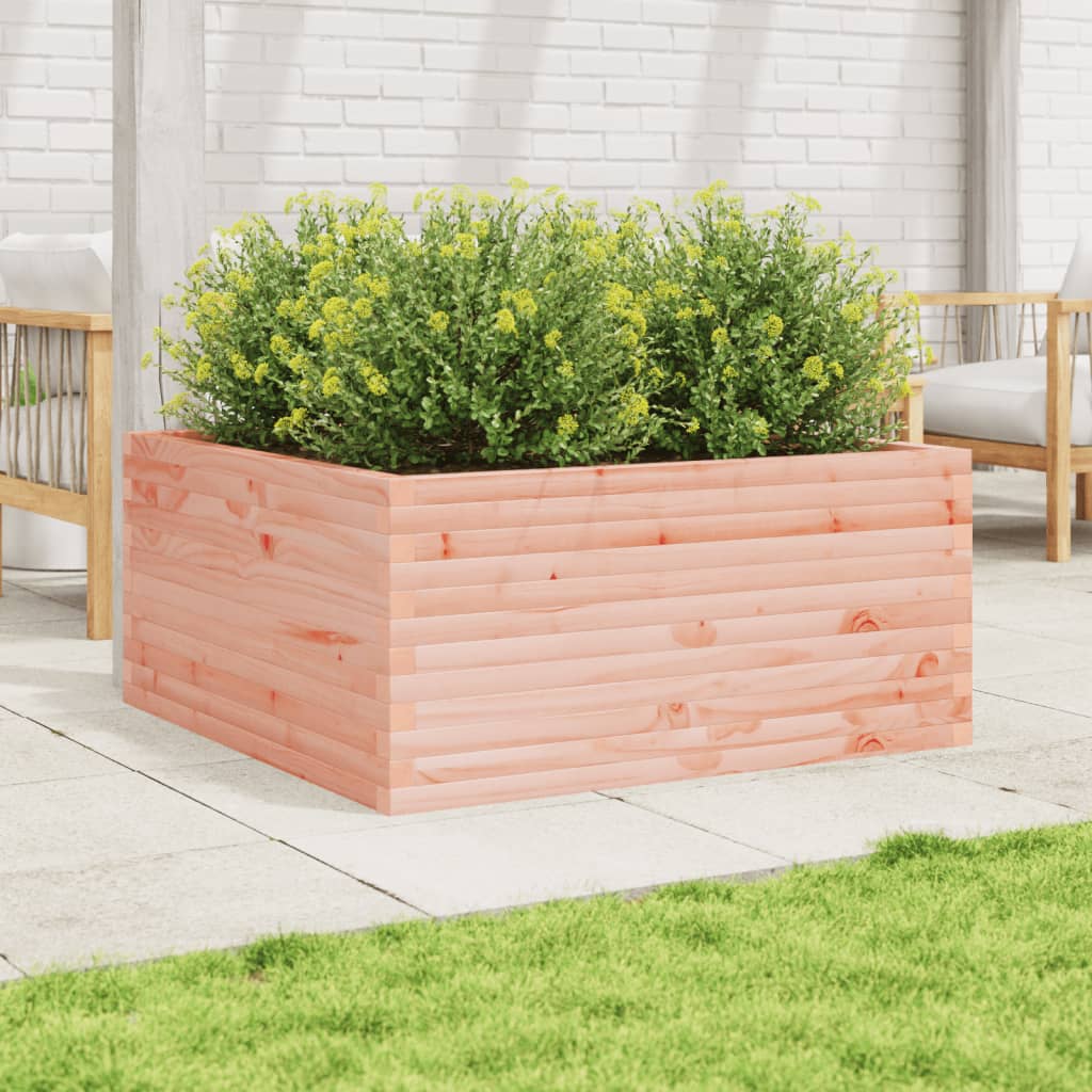 vidaXL Jardinera madera maciza de abeto Douglas 100x100x46 cm