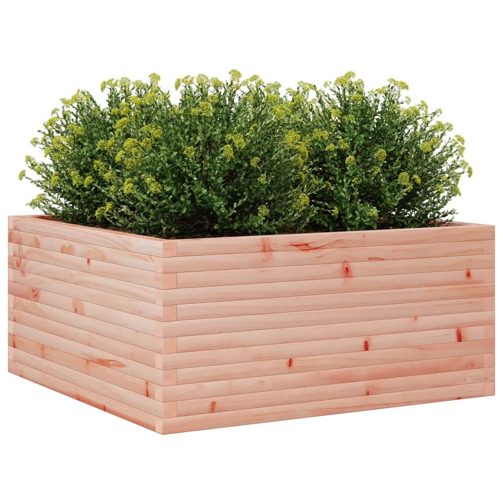 vidaXL Jardinera madera maciza de abeto Douglas 100x100x46 cm