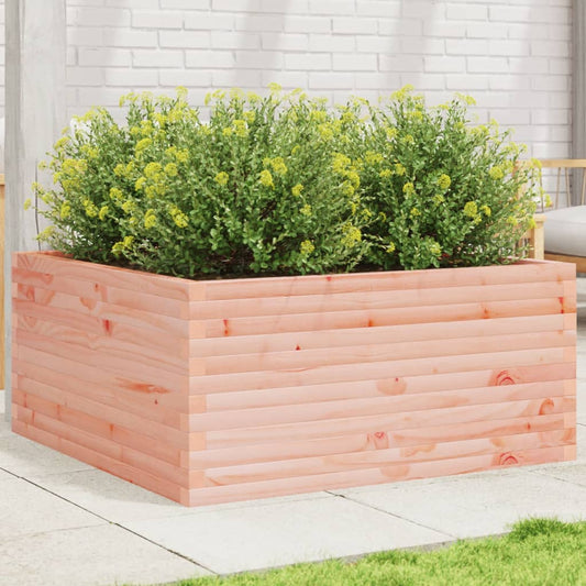 vidaXL Jardinera madera maciza de abeto Douglas 100x100x46 cm