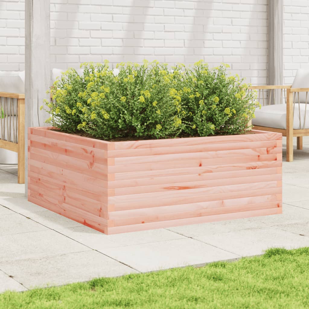 vidaXL Jardinera madera maciza de abeto Douglas 110x110x46 cm