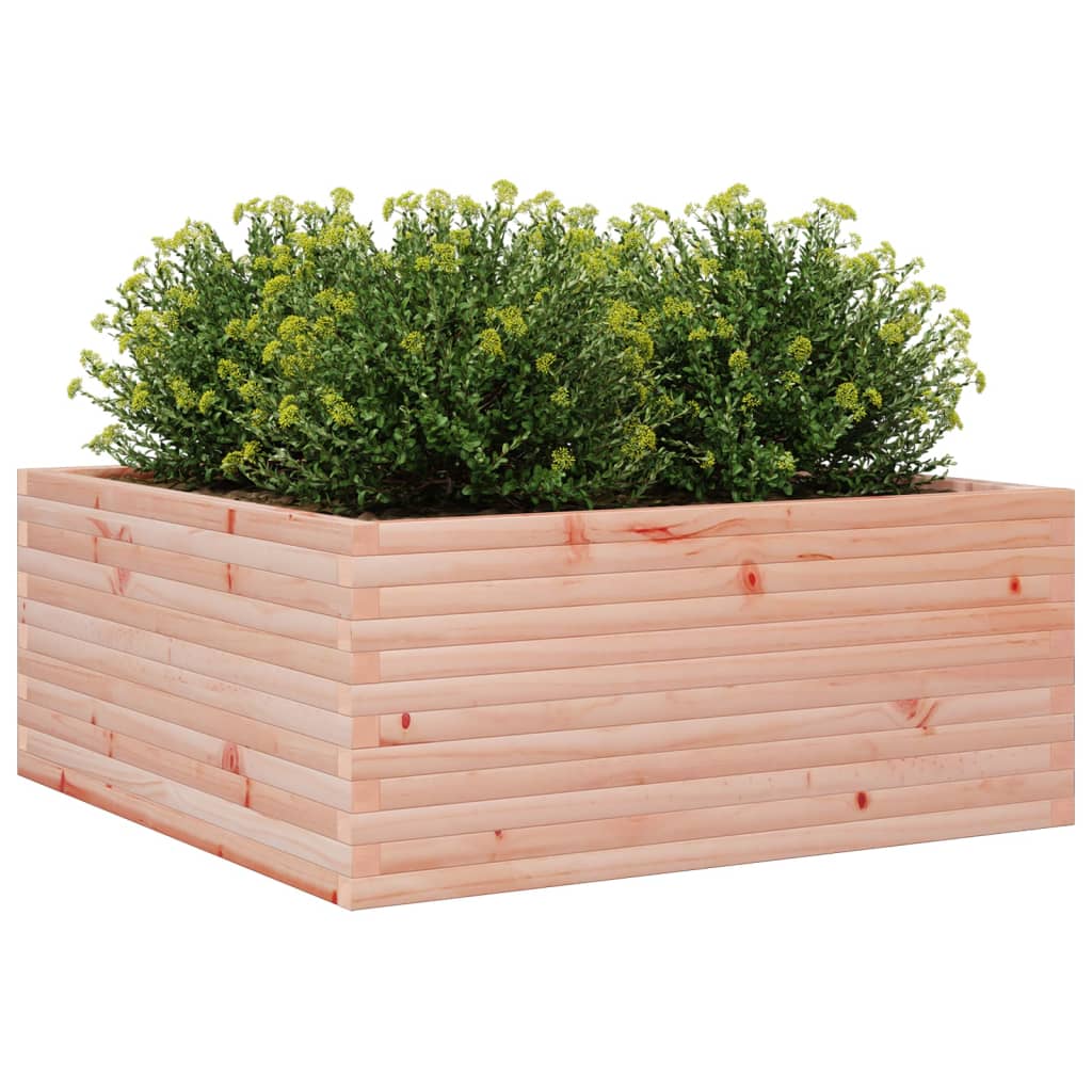 vidaXL Jardinera madera maciza de abeto Douglas 110x110x46 cm