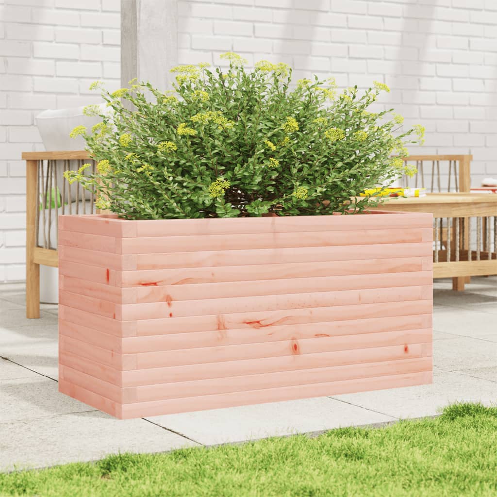 vidaXL Jardinera de madera maciza Douglas 90x40x46 cm