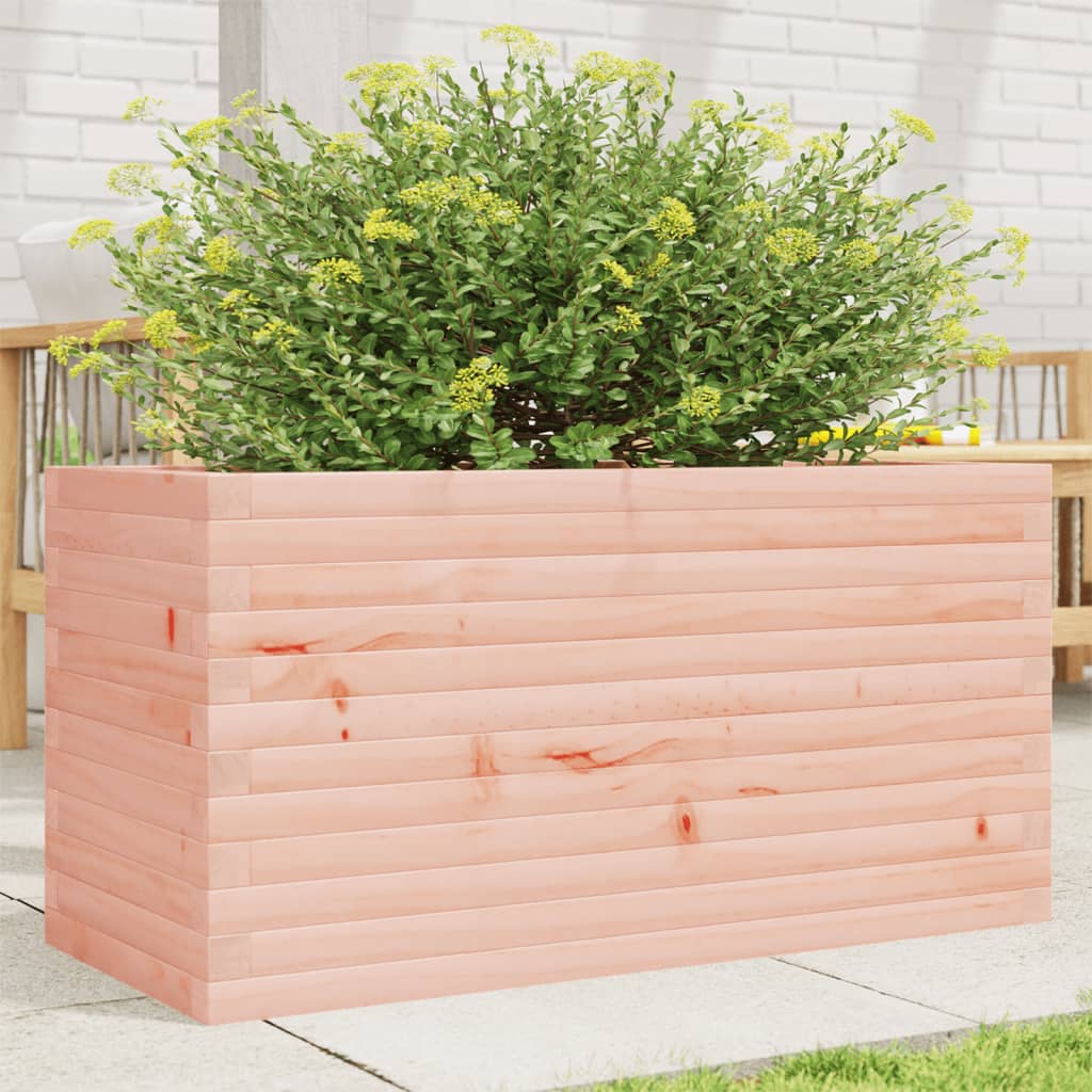 vidaXL Jardinera de madera maciza Douglas 90x40x46 cm