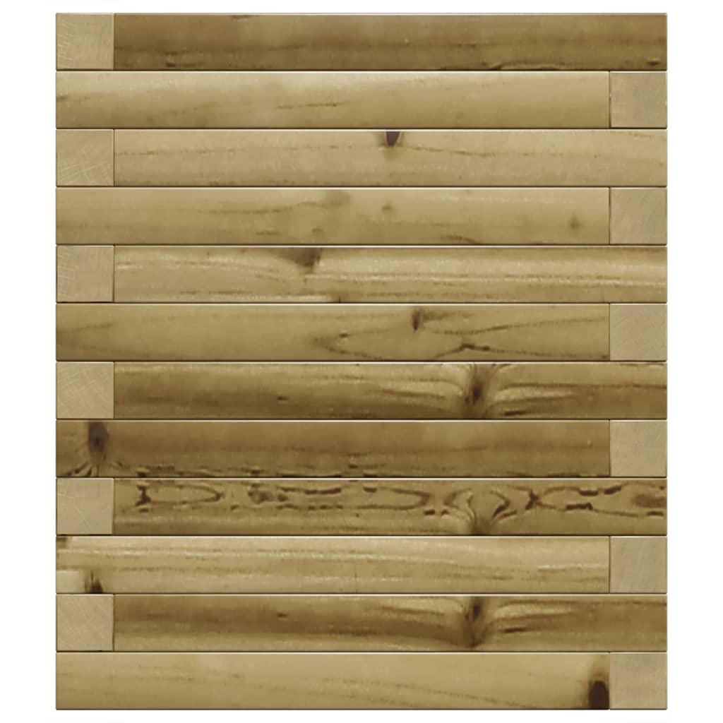 vidaXL Jardinera de madera de pino impregnada 90x40x46 cm