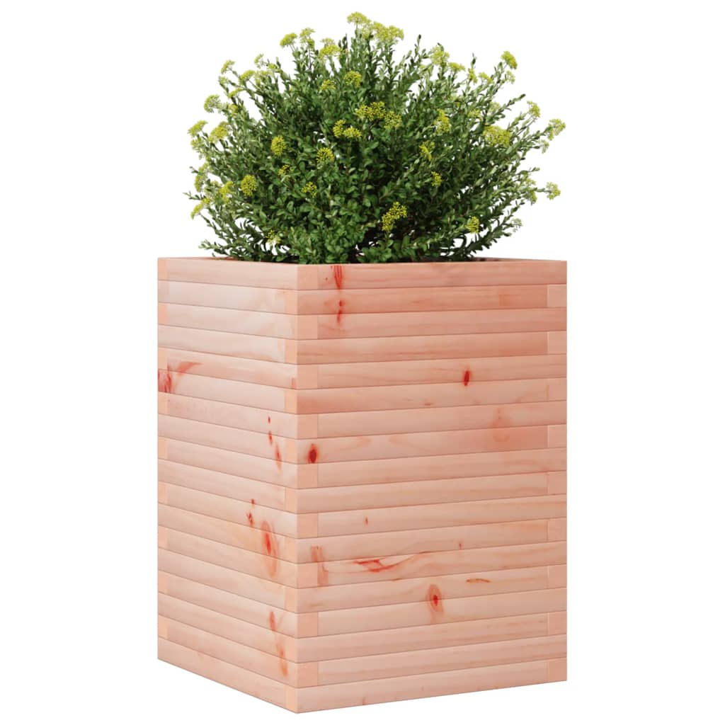 vidaXL Jardinera madera maciza de abeto Douglas 50x50x68,5 cm