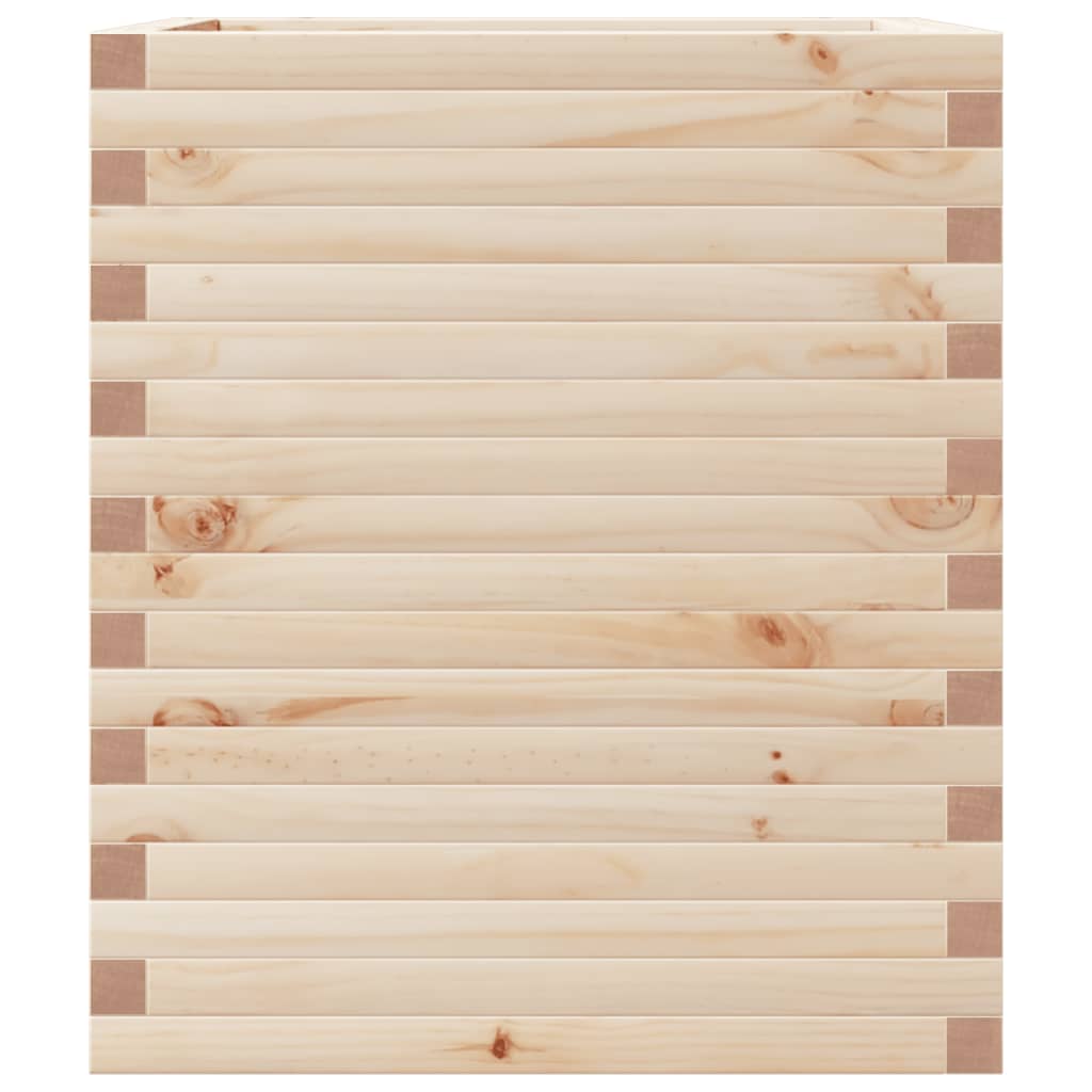 vidaXL Jardinera de madera maciza de pino 60x60x68,5 cm