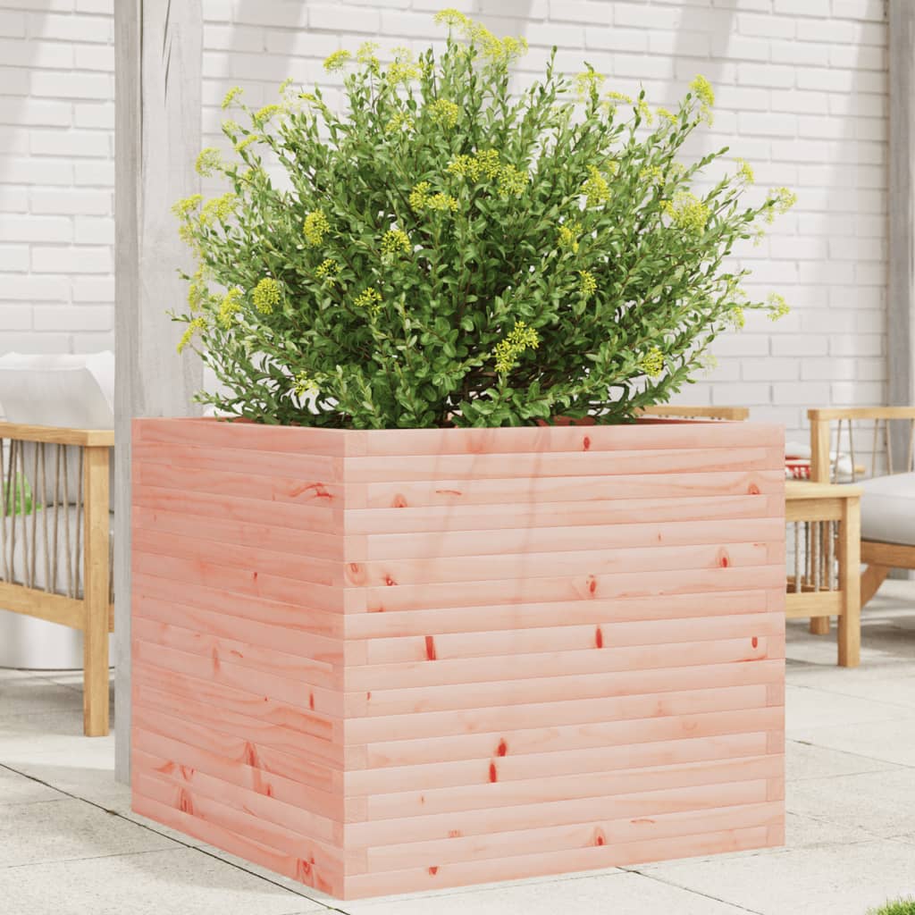 vidaXL Jardinera madera maciza de abeto Douglas 80x80x68,5 cm