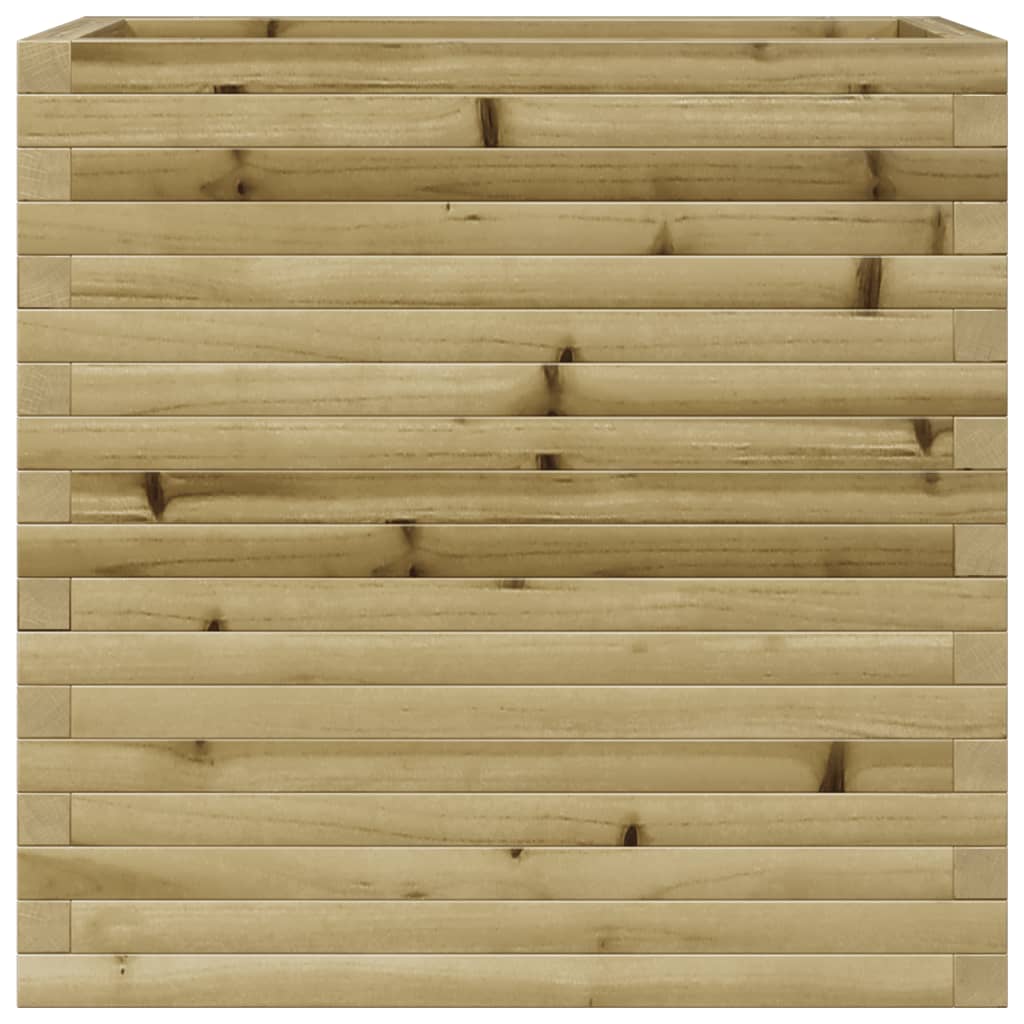 vidaXL Jardinera madera de pino impregnada 70x40x68,5 cm