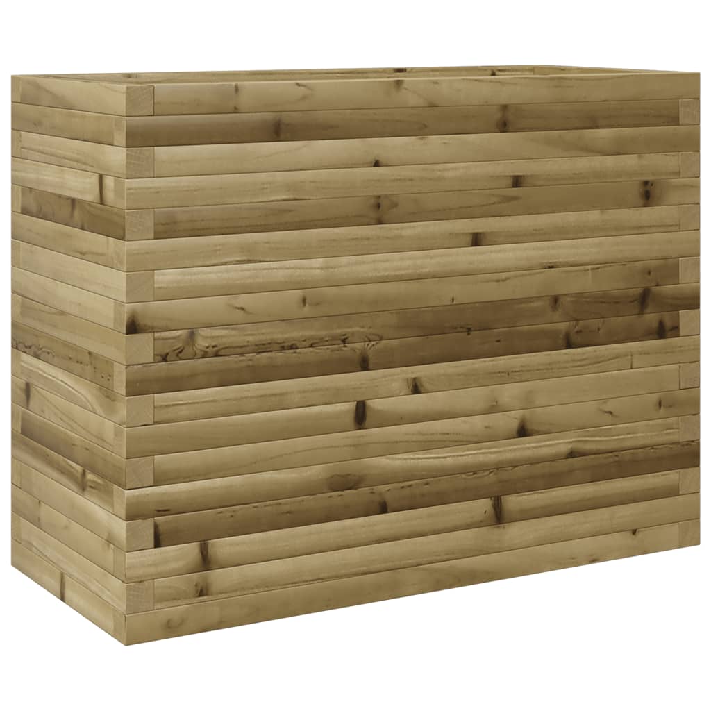 vidaXL Jardinera madera de pino impregnada 90x40x68,5 cm