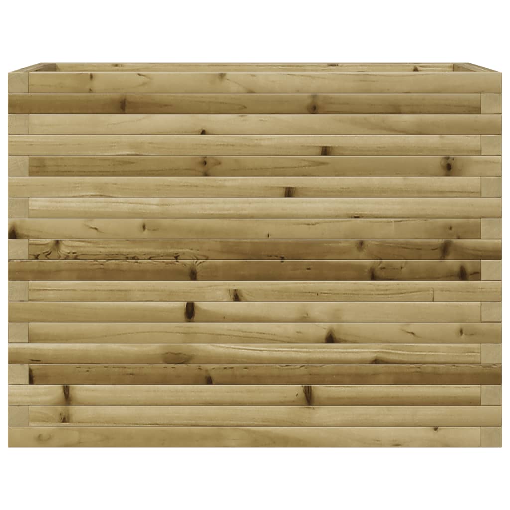 vidaXL Jardinera madera de pino impregnada 90x40x68,5 cm