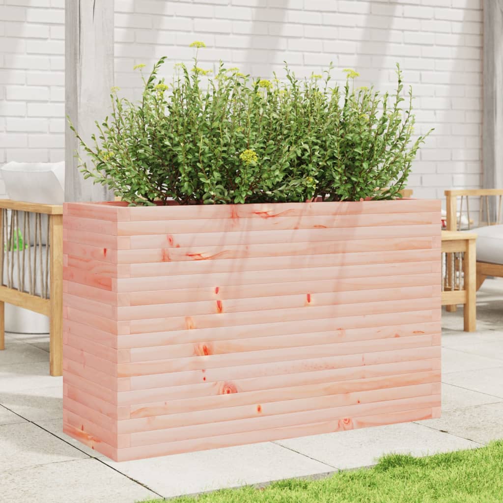 vidaXL Jardinera madera maciza de abeto Douglas 110x40x68,5 cm