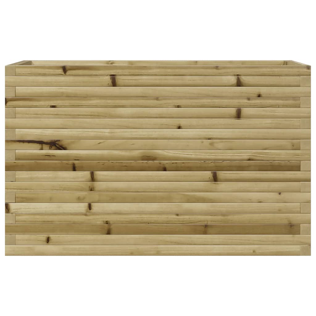 vidaXL Jardinera madera de pino impregnada 110x40x68,5 cm