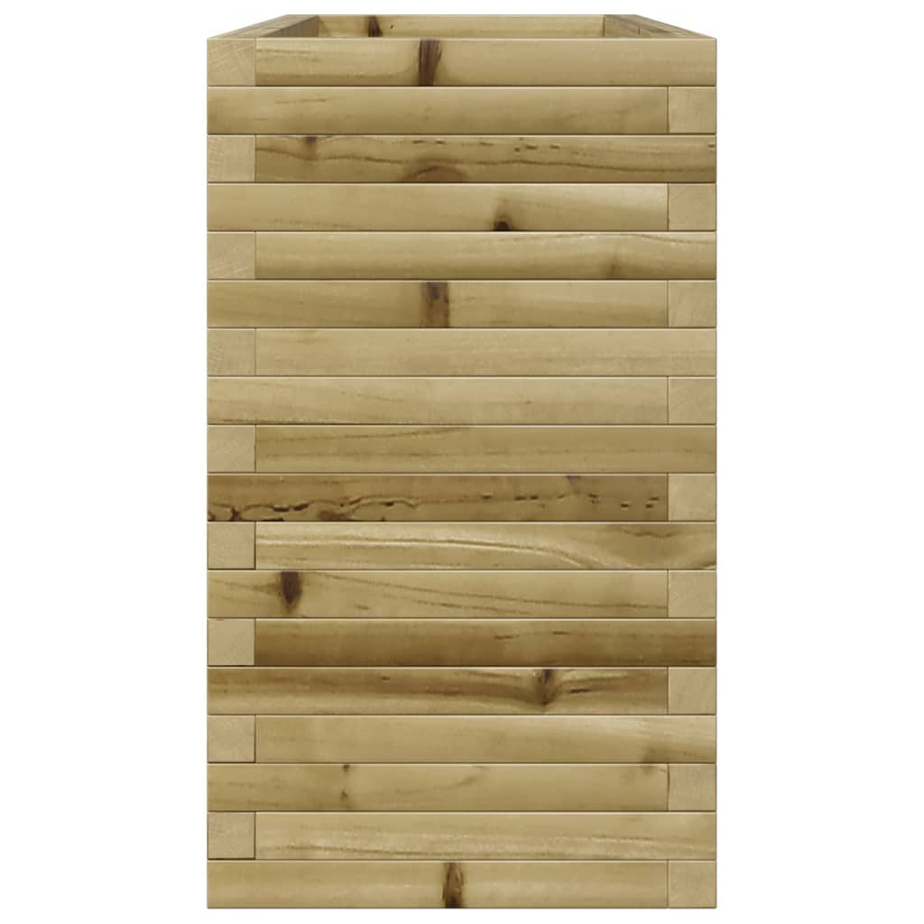 vidaXL Jardinera madera de pino impregnada 110x40x68,5 cm