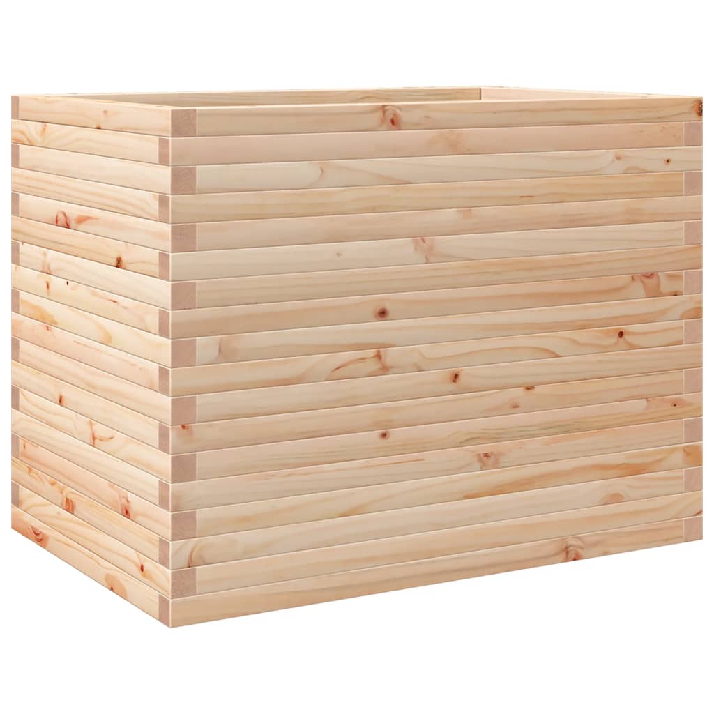 vidaXL Jardinera madera maciza de pino 90x60x68,5 cm