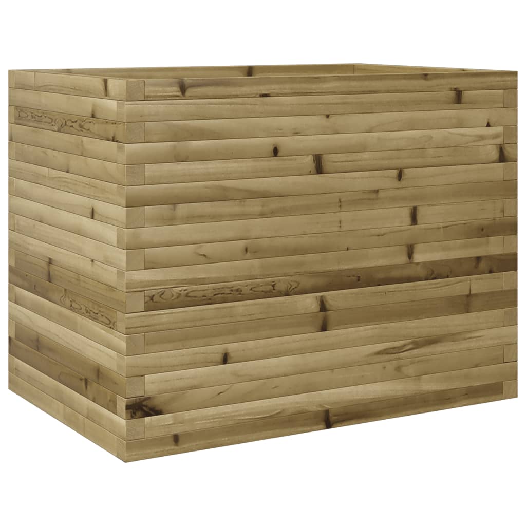 vidaXL Jardinera madera de pino impregnada 90x60x68,5 cm