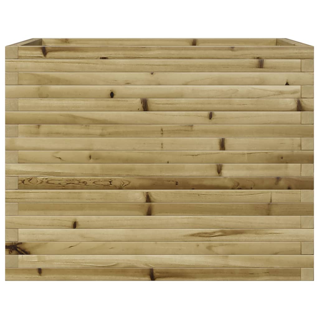 vidaXL Jardinera madera de pino impregnada 90x60x68,5 cm