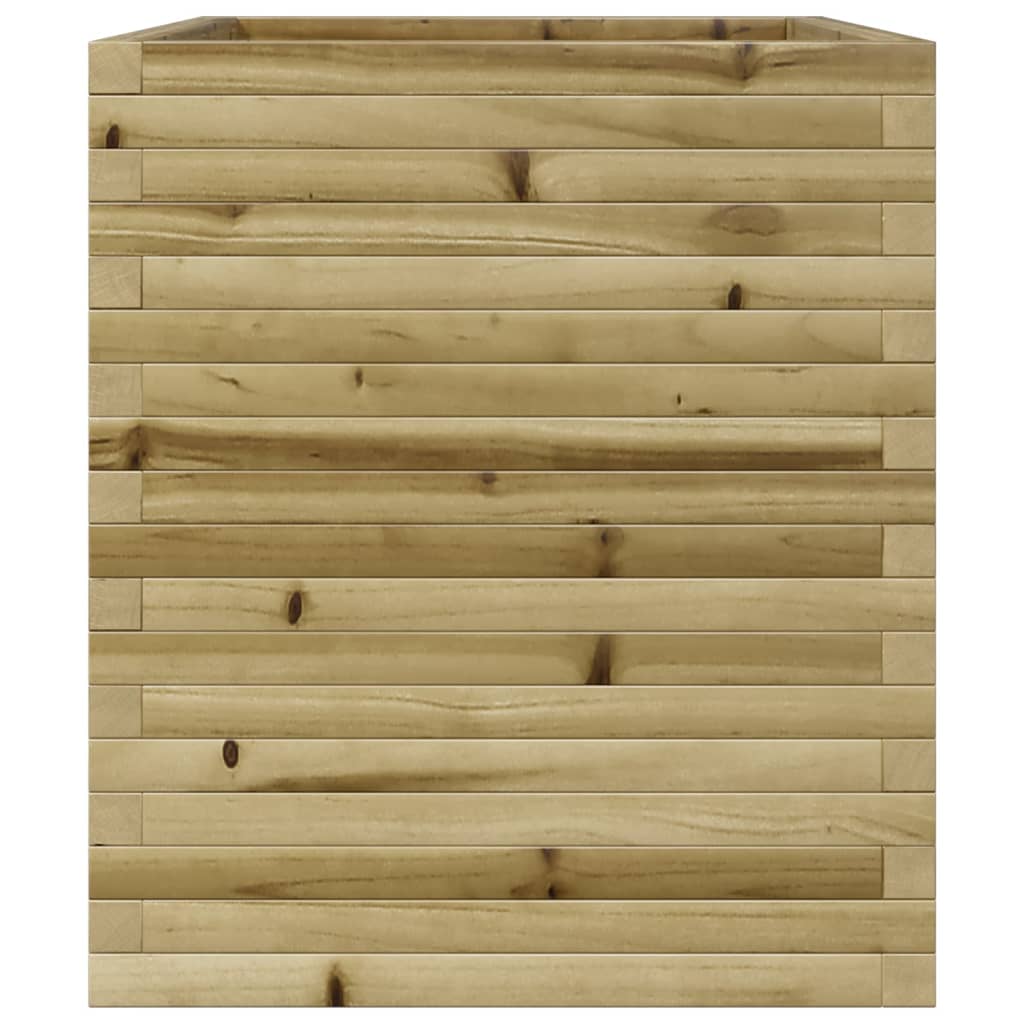 vidaXL Jardinera madera de pino impregnada 90x60x68,5 cm