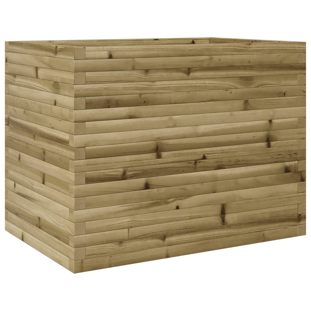 vidaXL Jardinera madera de pino impregnada 90x60x68,5 cm