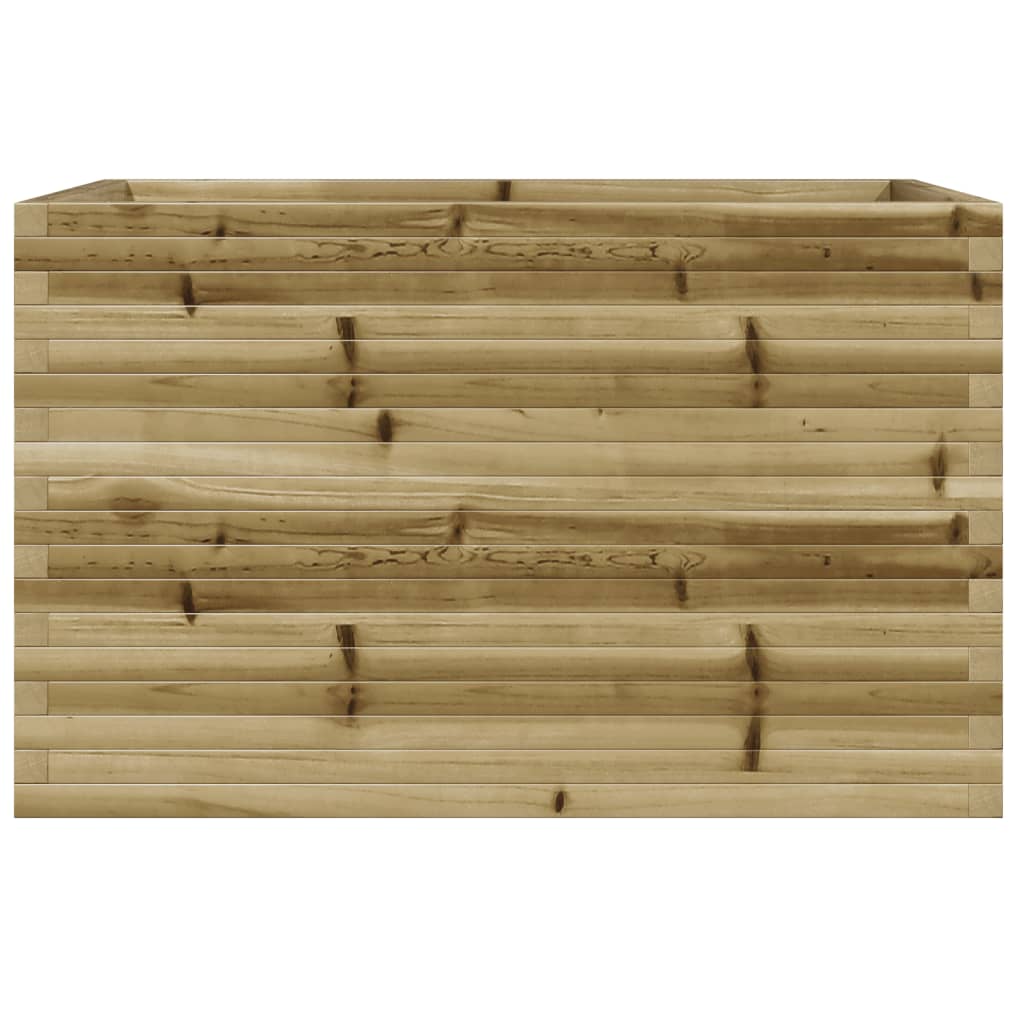 vidaXL Jardinera madera de pino impregnada 110x60x68,5 cm